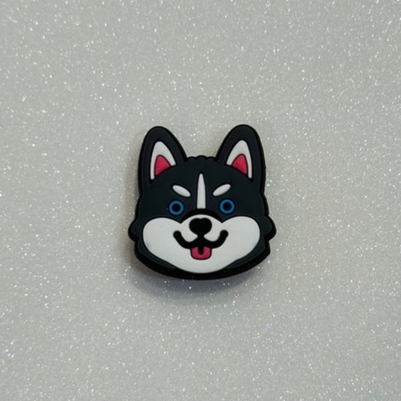 Husky Croc Charm - Picture 1 of 1